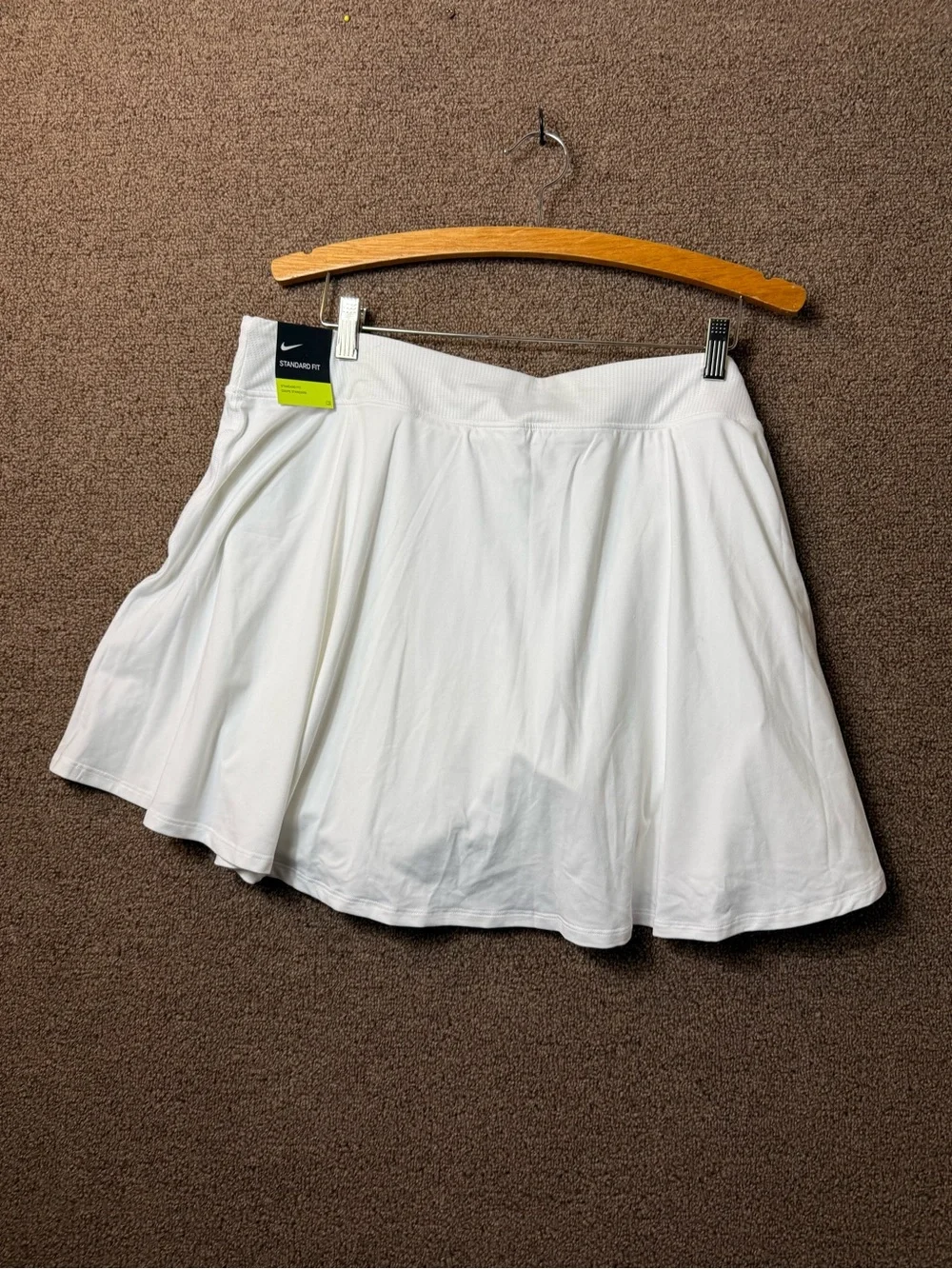 Nike Women's White Tennis Skort - Performance Dri Fit Standard Fit $55 Retail